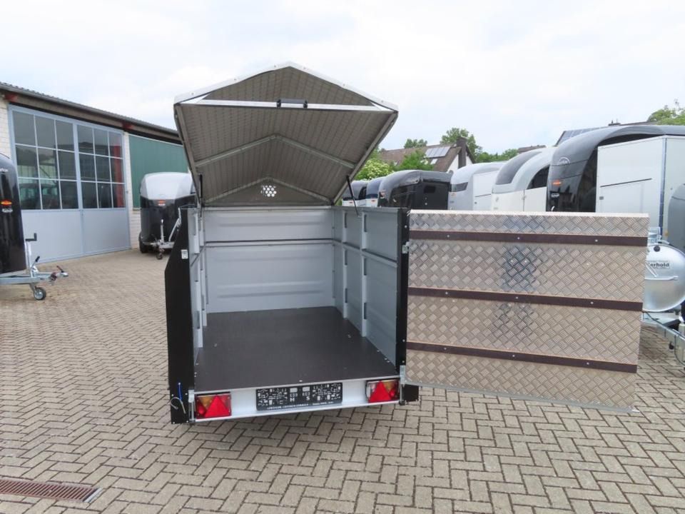 TPV Kleinviehanhänger 750kg Flügeltür Viehanhänger Ziegen Schafe — used livestock trailer for sale