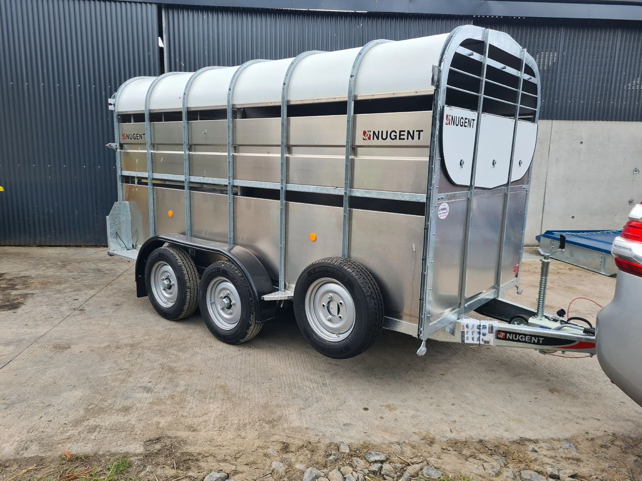 12 x 6 Nugent Livestock Trailer — used livestock trailer for sale
