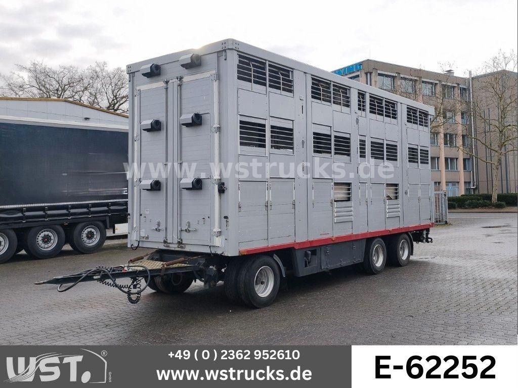 KABA 3 Stock Hubdach Viehanhänger — used livestock trailer for sale