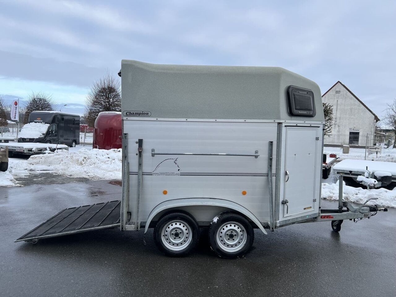 Böckmann Champion C Pferdeanhänger — used livestock trailer for sale