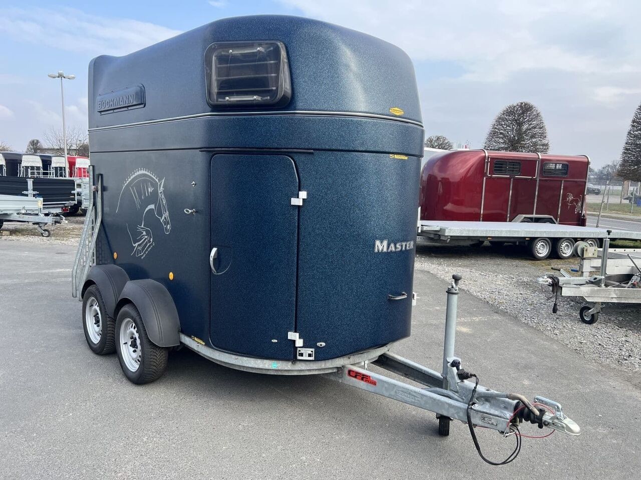 Böckmann Master Alu Boden Pferdeanhänger — used livestock trailer for sale